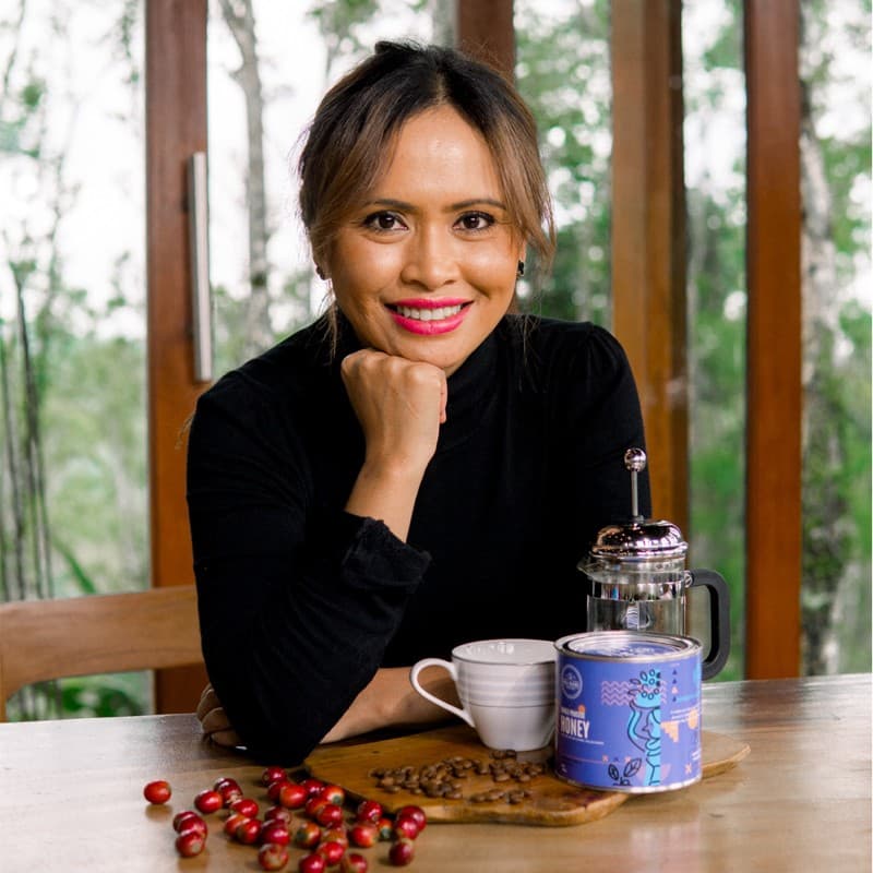 Portrait of Ayu Sudana, founder of Uttama Hospitality